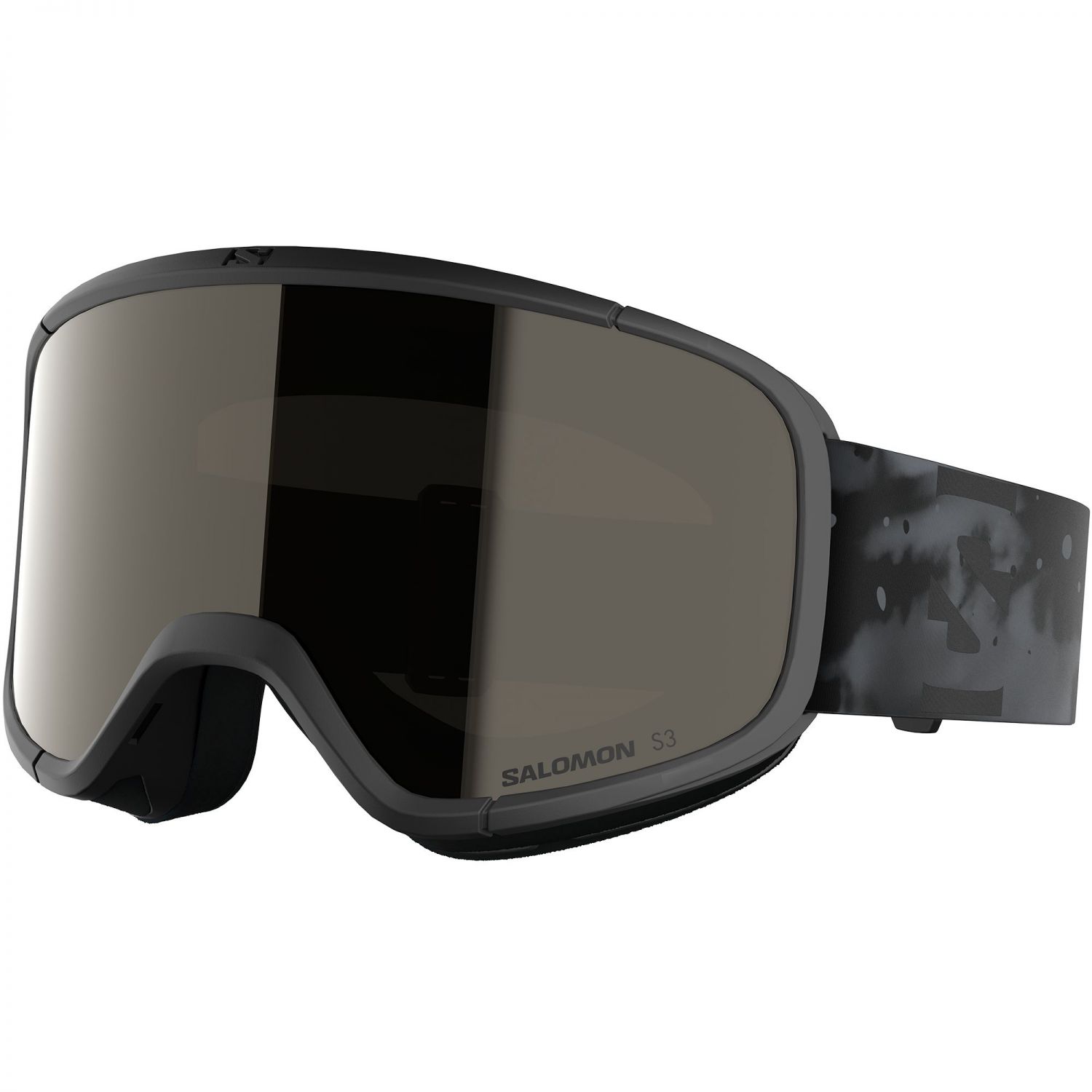 Salomon Lumi, masque de ski, junior, noir/gris foncé