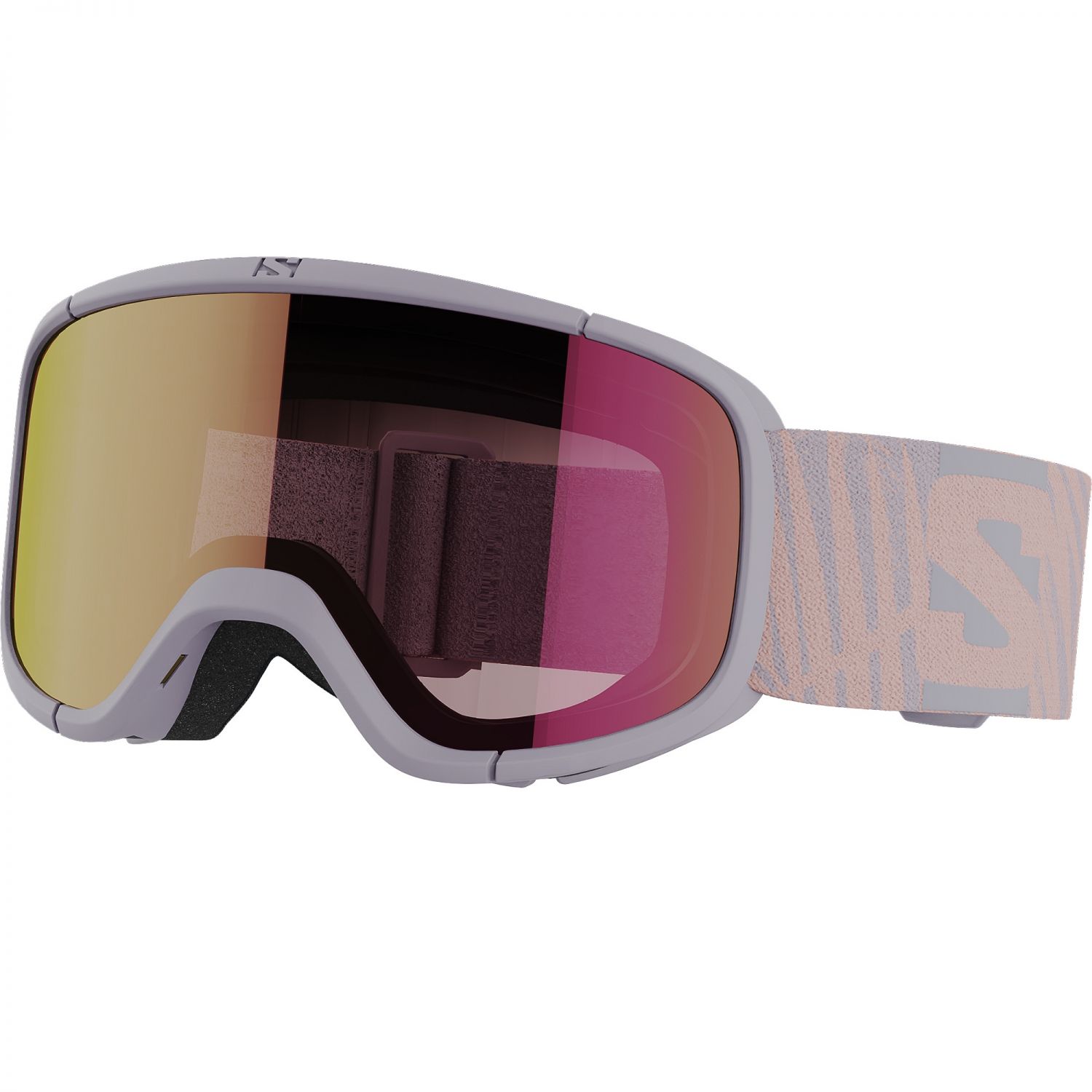 Salomon Lumi, Skibrille, Junior, hellgrau