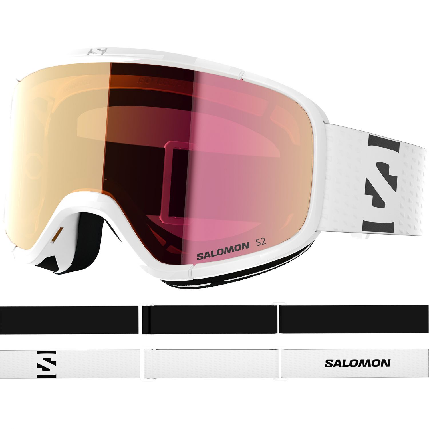 Salomon Lumi, skibriller, junior, hvid