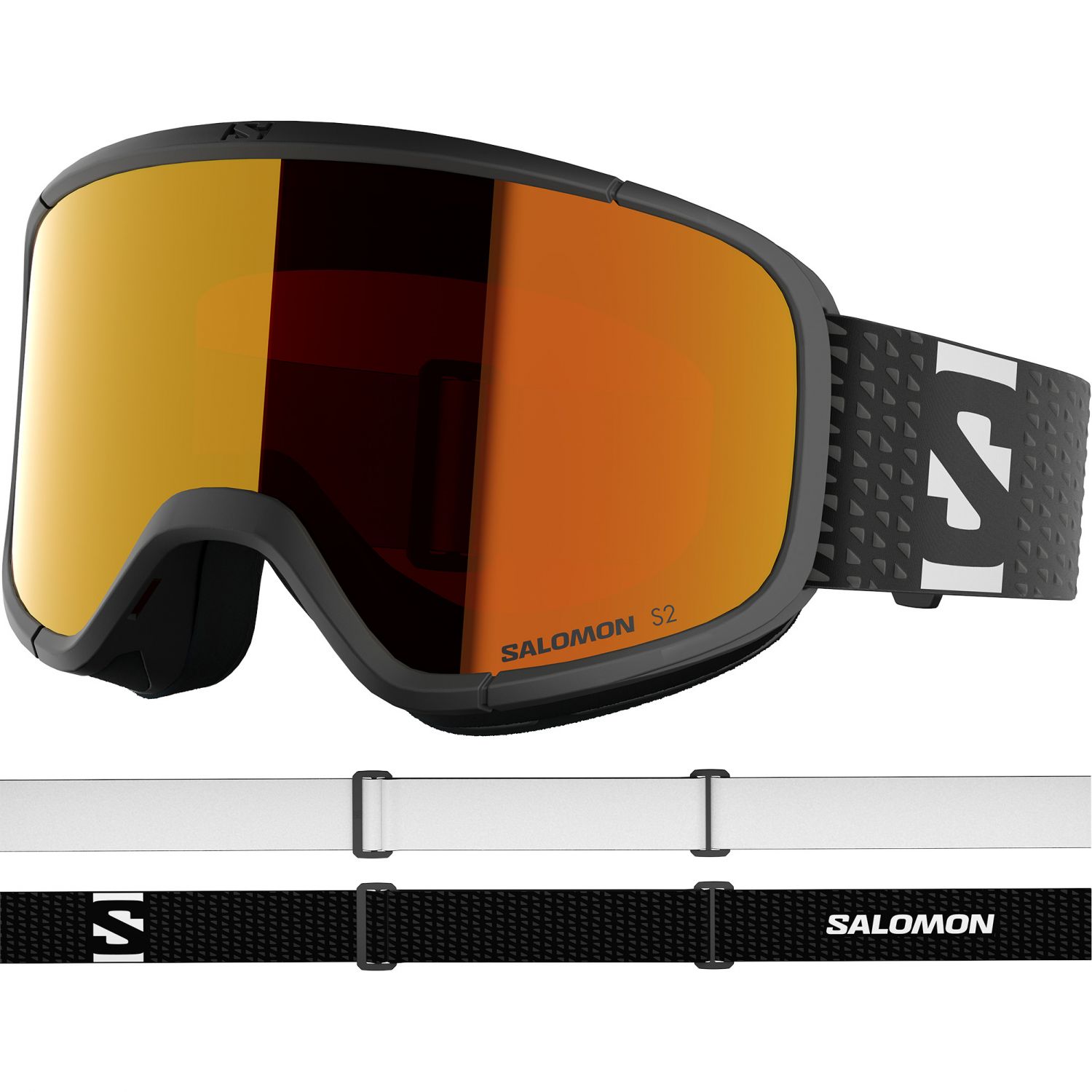 Salomon Lumi, skibriller, junior, sort