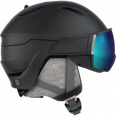 Salomon Mirage S, helmet with visor, black/rose