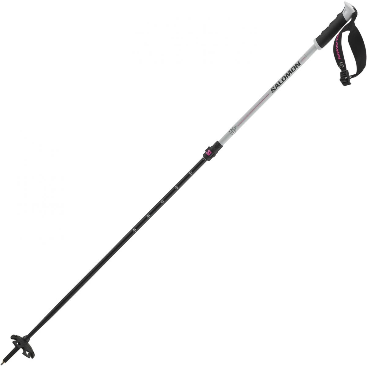 Salomon MTN ALU S3, ski poles, evening haze