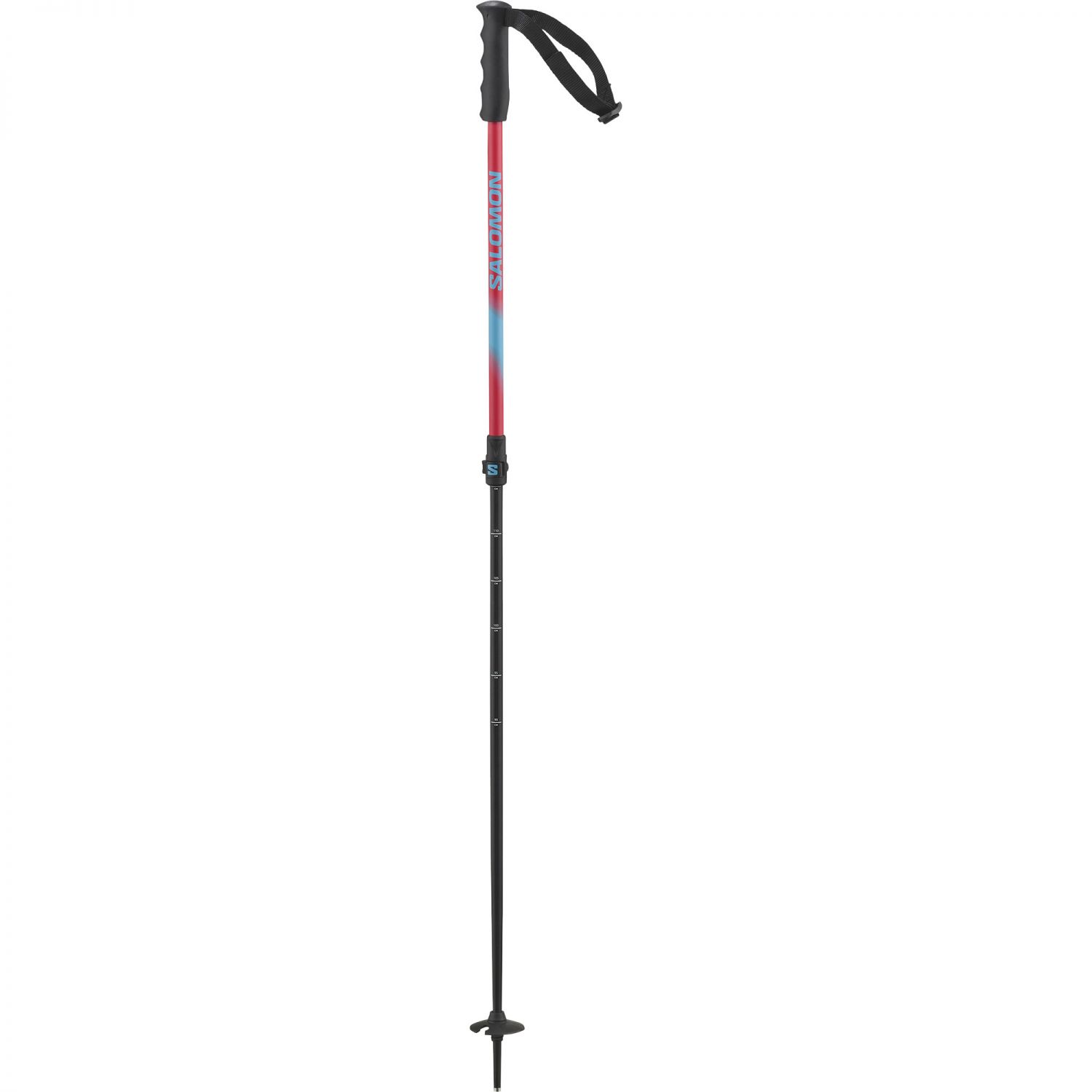 Salomon MTN, bastoncini da sci, junior, rosso