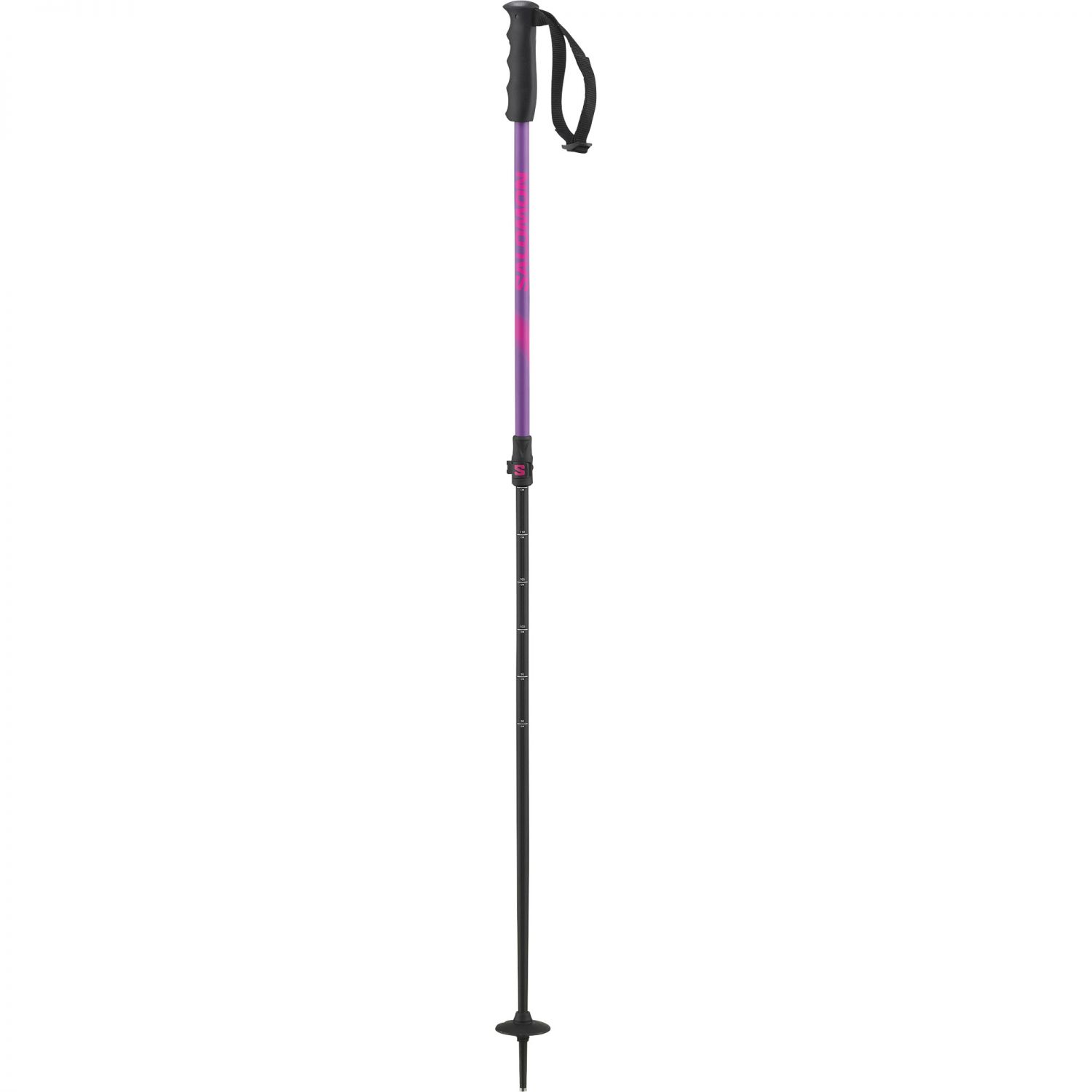 Salomon MTN, ski poles, junior, purple