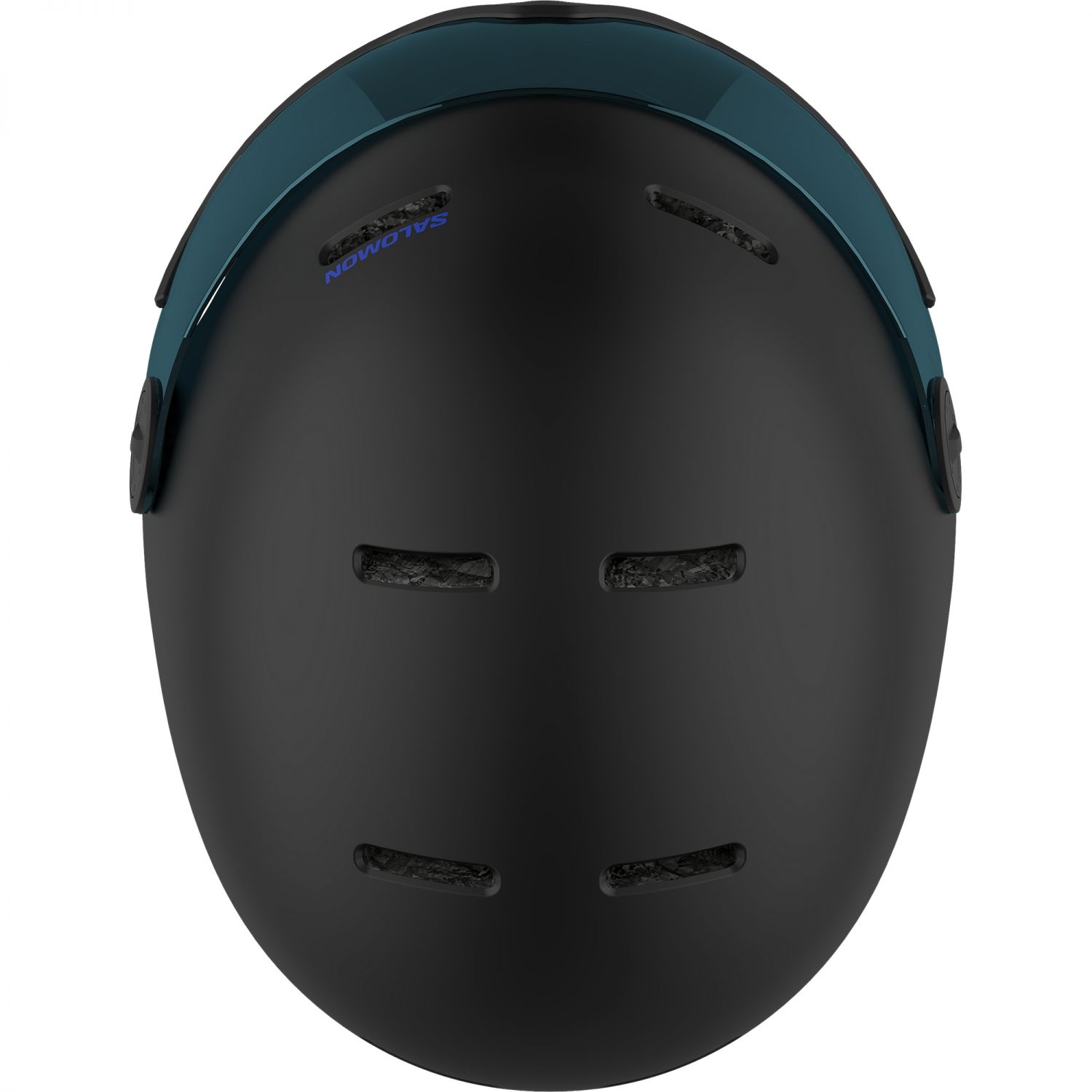 Salomon Orka Visor, cască de schi cu vizor, junior, negru