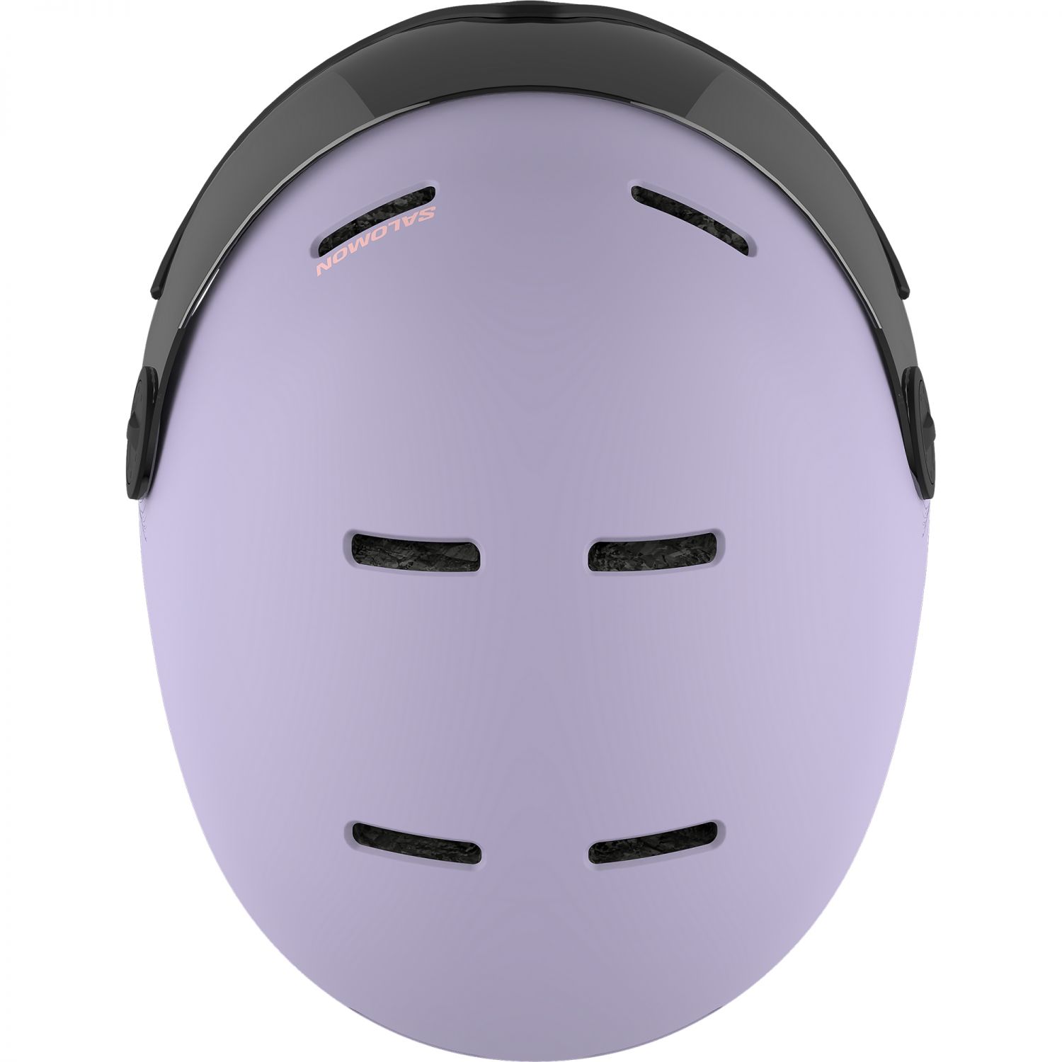 Salomon Orka Visor, casco de esquí con visera, junior, morado