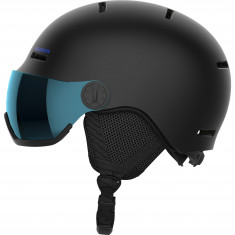 Salomon Orka Visor, casco de esquí con visera, junior, negro