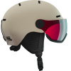 Salomon Orka Visor, lyžiarska prilba s visorom, junior, béžová