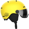 Salomon Orka Visor, lyžařská přilba s kšiltem, junior, žlutá