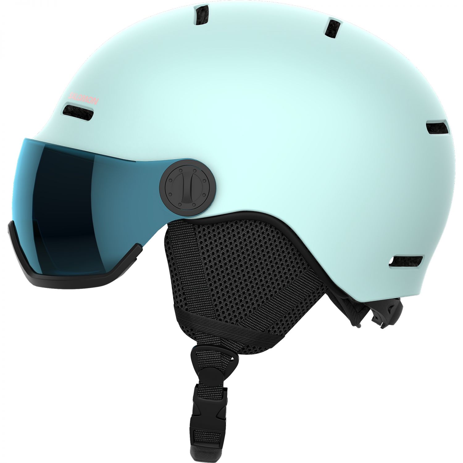 Salomon Orka Visor, ski helmet, junior, bleached aqua