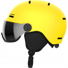 Salomon Orka Visor, ski helmet, junior, vibrant yellow