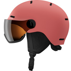Salomon Orka Visor, Skidhjälm med Visir, Junior, Orange