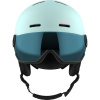 Salomon Orka Visor, Skihelm mit Visier, Junior, hellblau