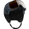 Salomon Osmo, casco da sci con visiera, blu scuro