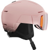 Salomon Osmo, casco da sci con visiera, rosa