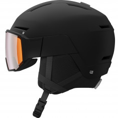 Salomon Osmo, casco de esquí con visera, negro