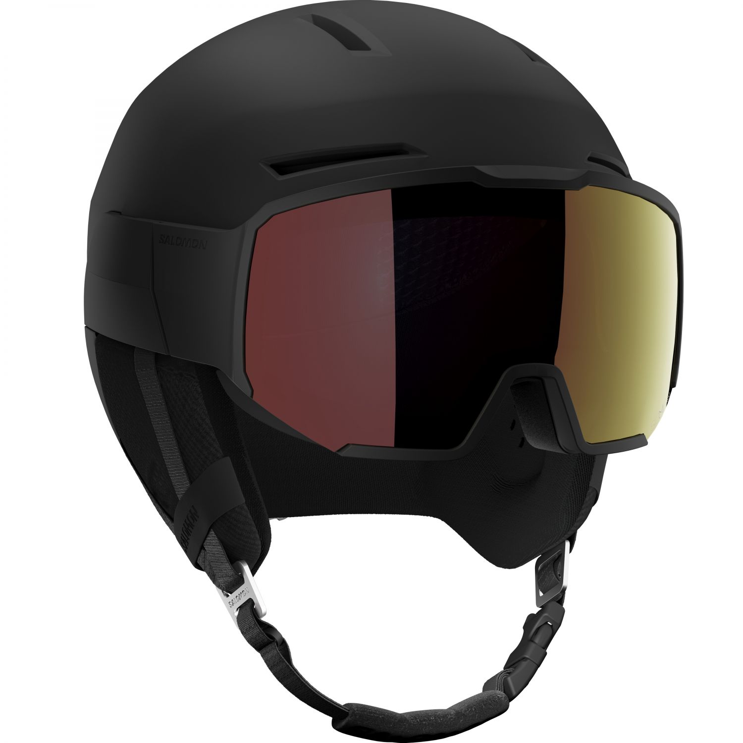 Salomon Osmo Pro Sigma Photo, ski helm met vizier, zwart