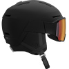 Salomon Osmo Pro Sigma Photo, Skihelm mit Visier, schwarz