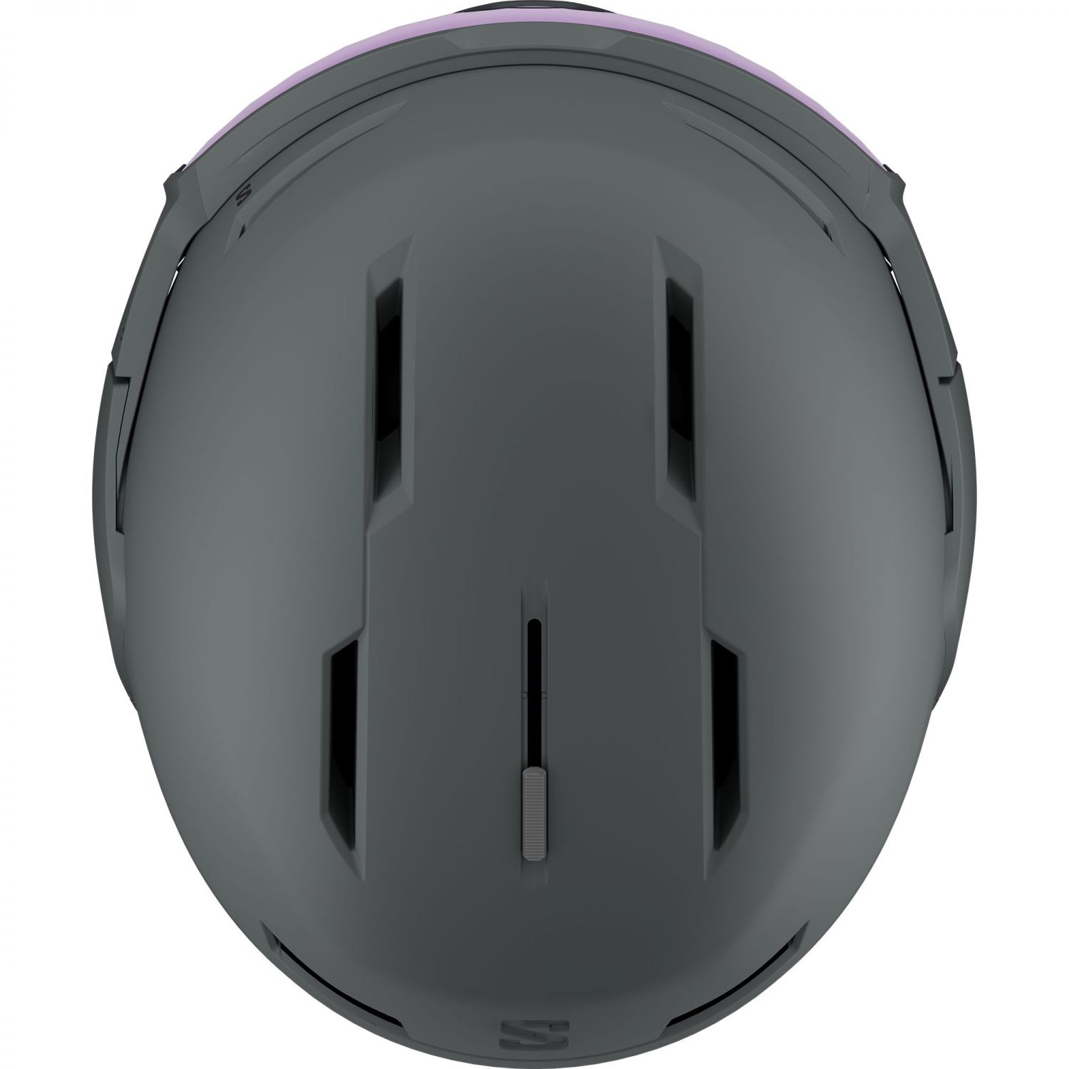 Salomon Osmo Simga, casco da sci con visiera, grigio