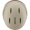 Salomon Osmo Simga, casque de ski avec visière, beige
