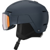 Salomon Osmo, ski helm met vizier, donkerblauw