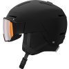 Salomon Osmo, ski helm met vizier, zwart