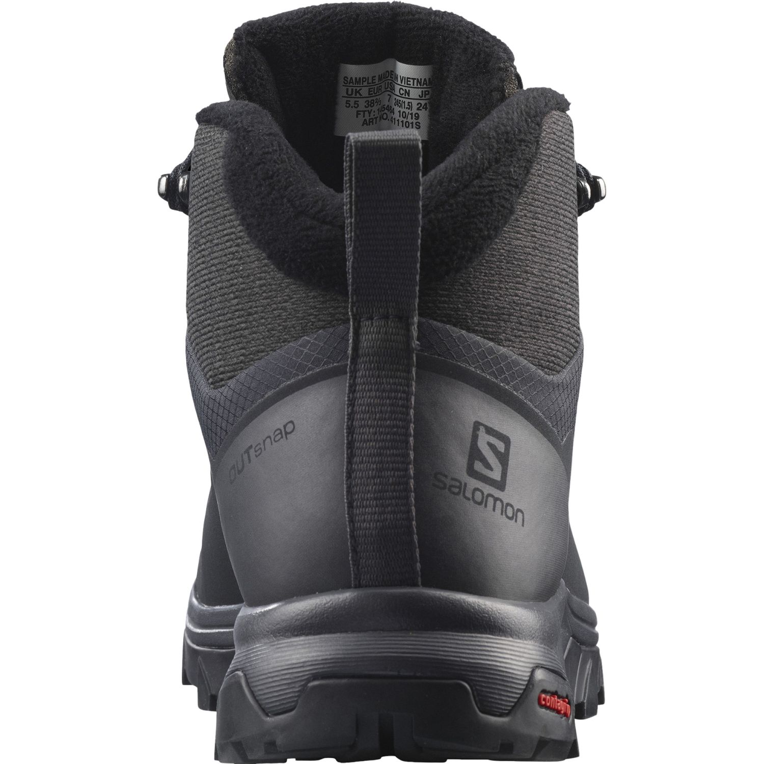 Salomon Outsnap WP, Vinterstøvler, Dame, Black