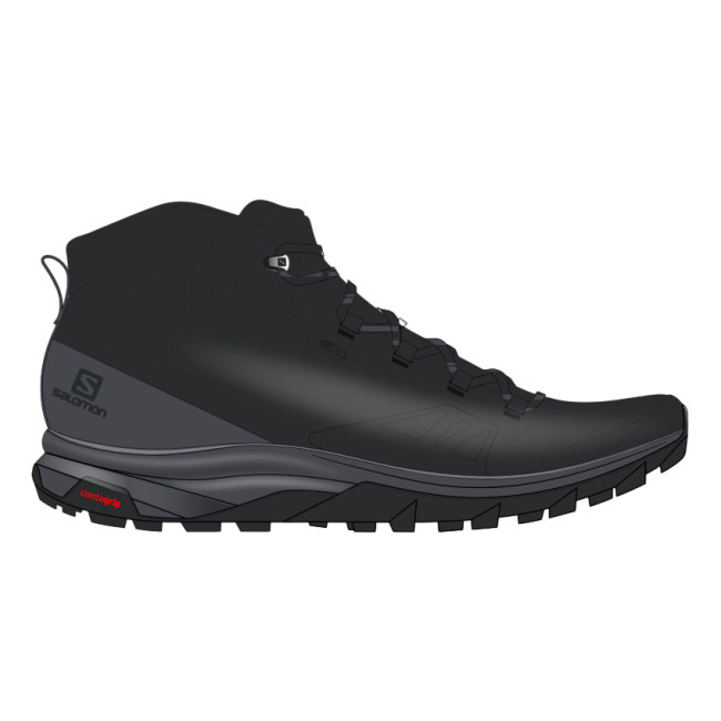 Salomon Outsnap WP, Winterschuhe, Damen, schwarz