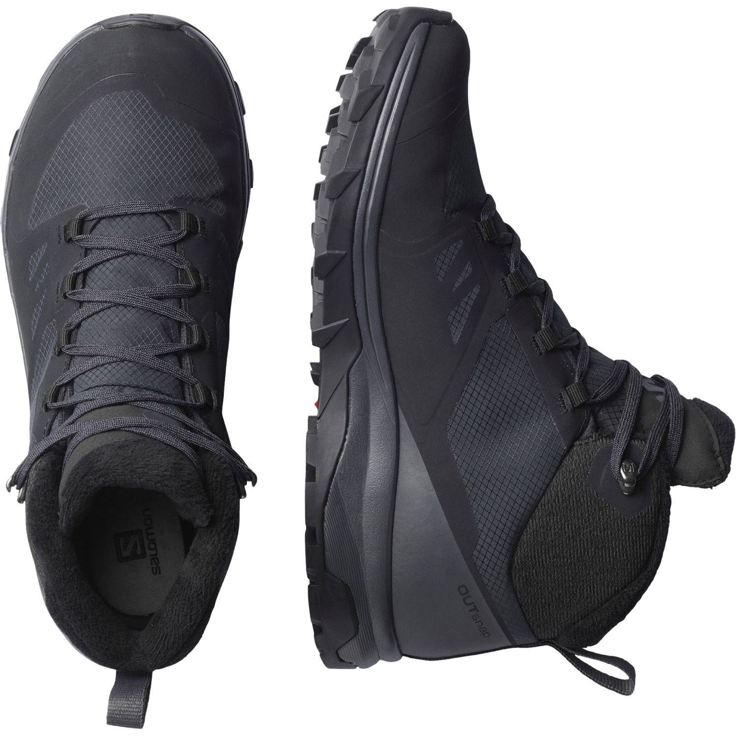 Salomon Outsnap WP, Winterschuhe, Damen, schwarz