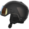 Salomon Pioneer LT Visor Photo, Skihelm mit Visir, schwarz
