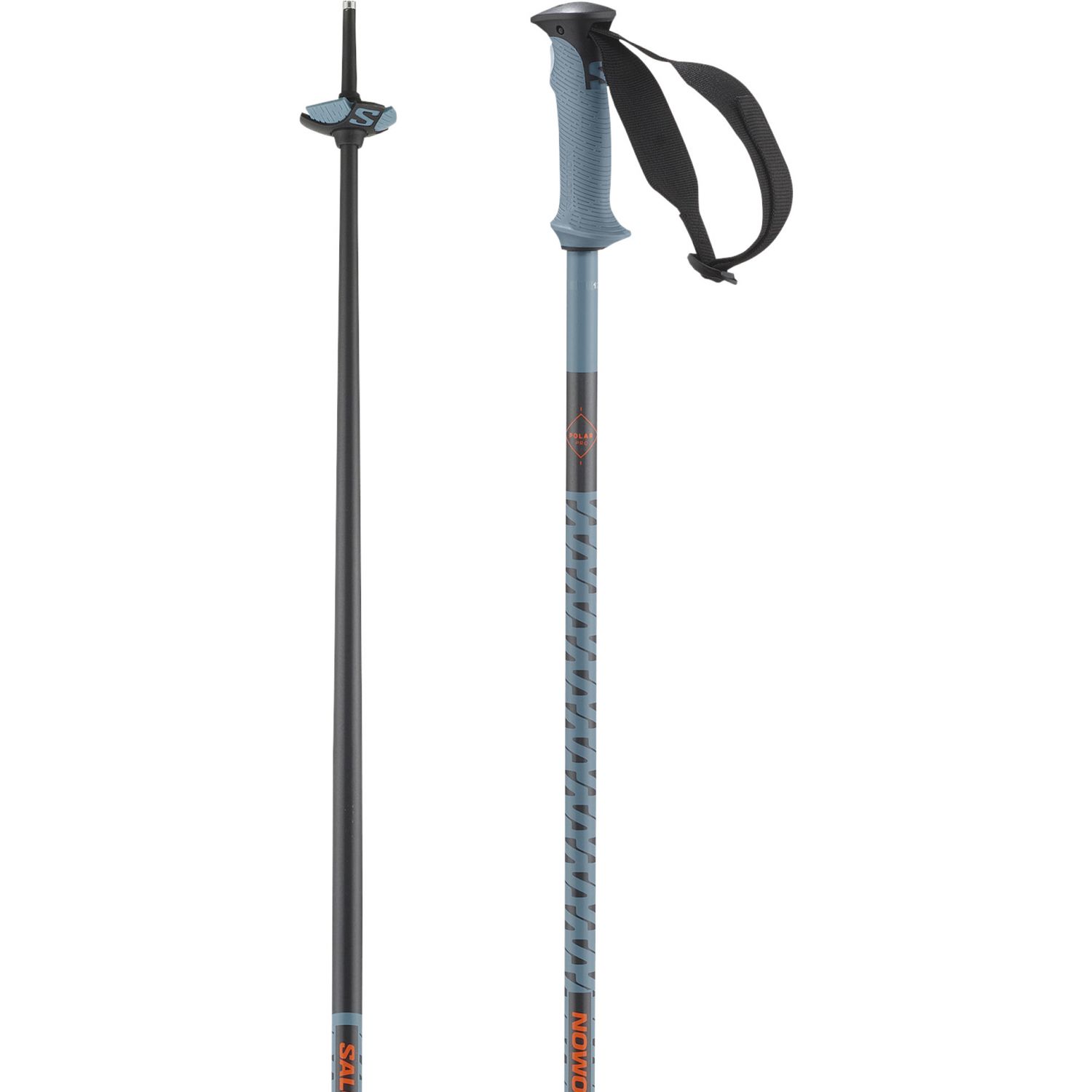 Salomon Polar Pro, bastões de esqui, azul