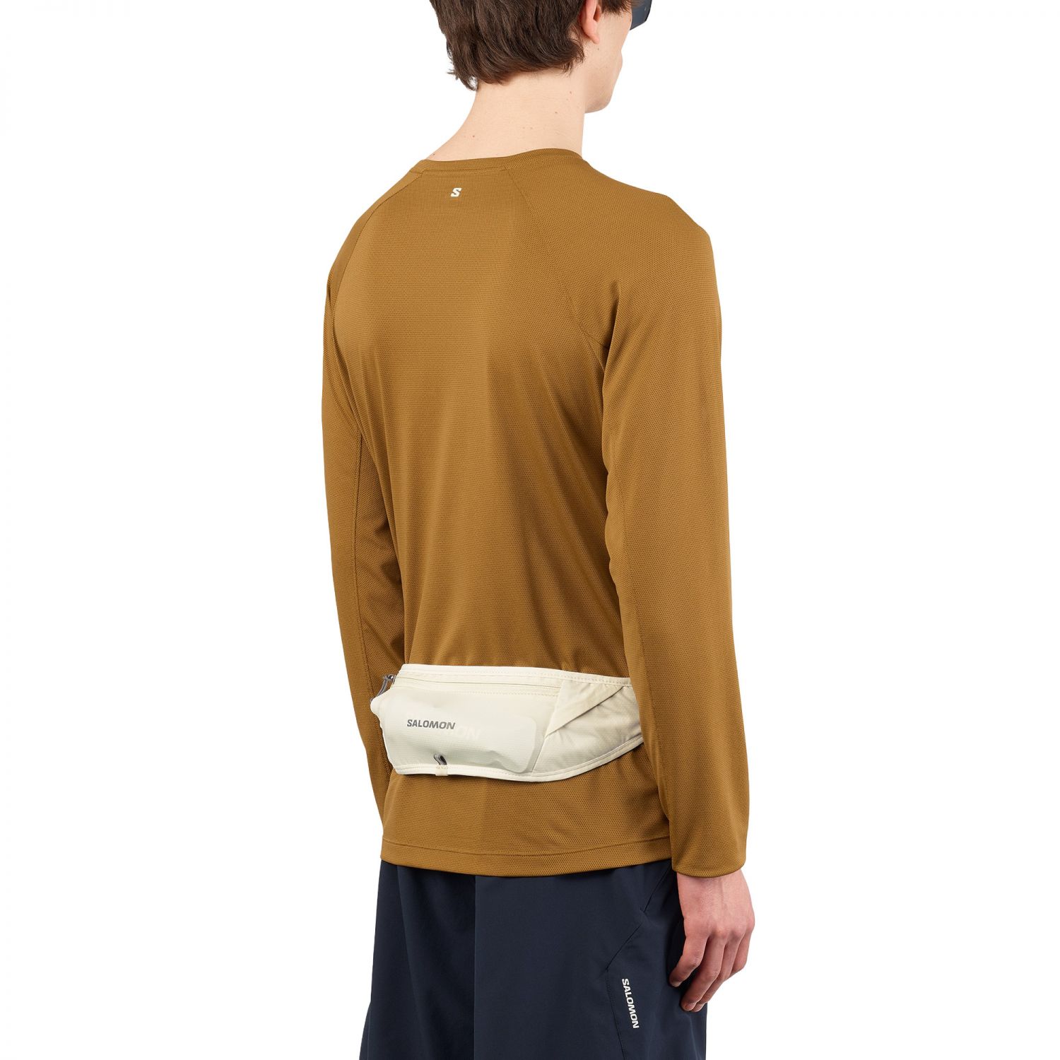 Salomon Pulse Sling, curea de alergare, bărbați, alb/gri