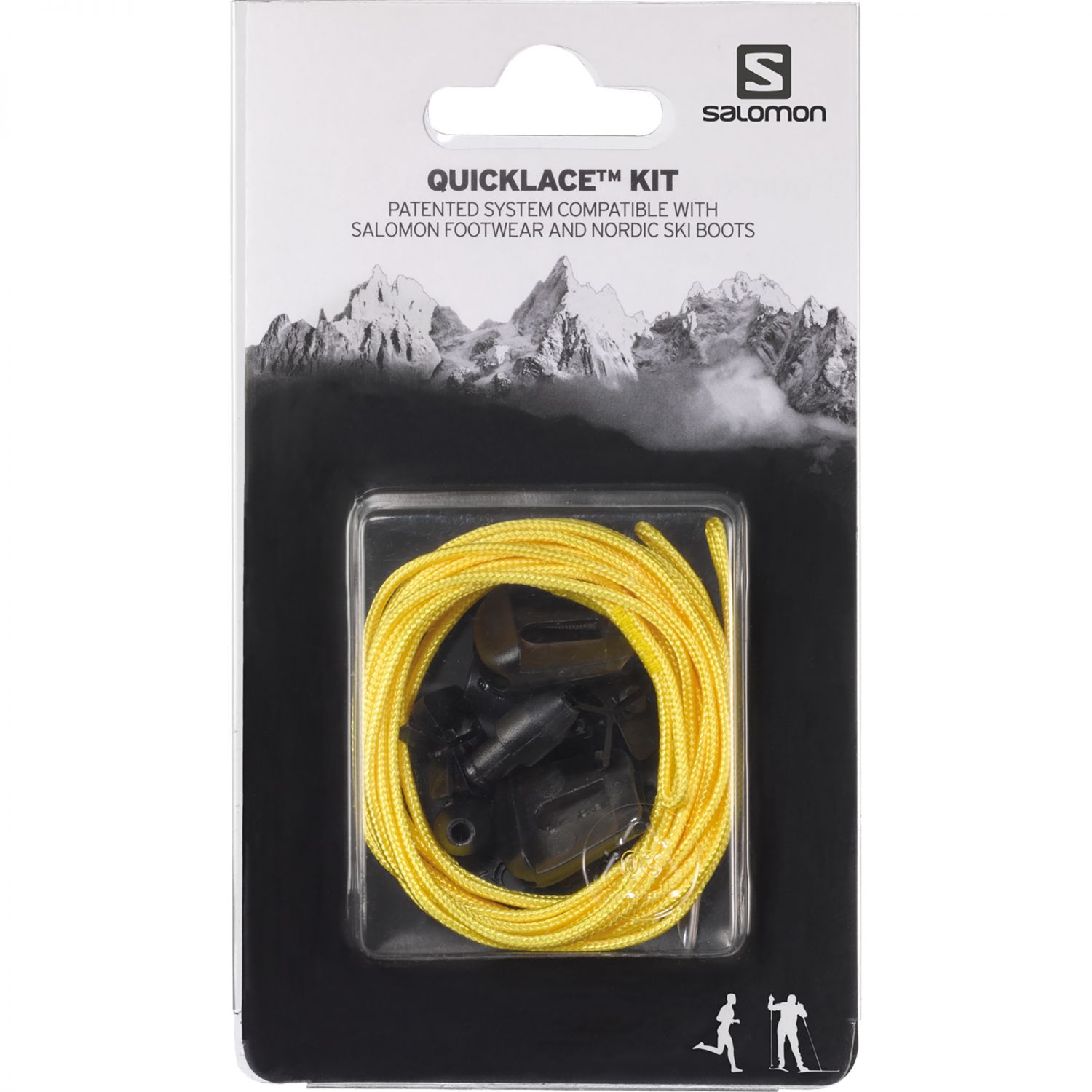 Salomon Qicklace Kit, lacets, jaune