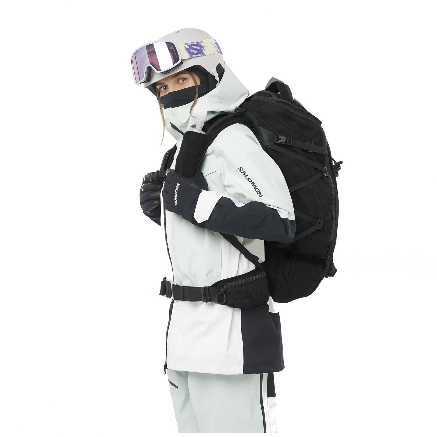 Salomon QST 38, backpack, black