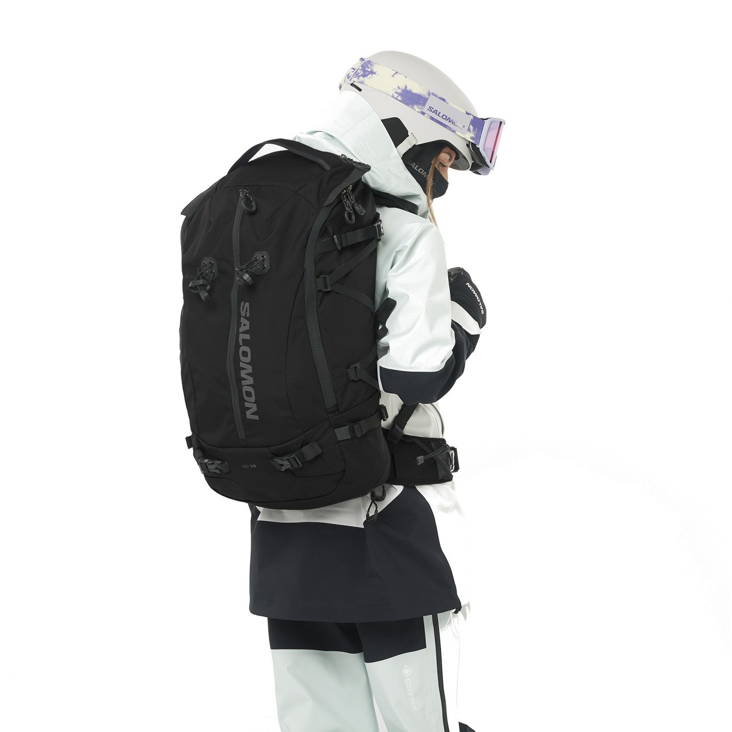 Salomon QST 38, sac à dos, noir