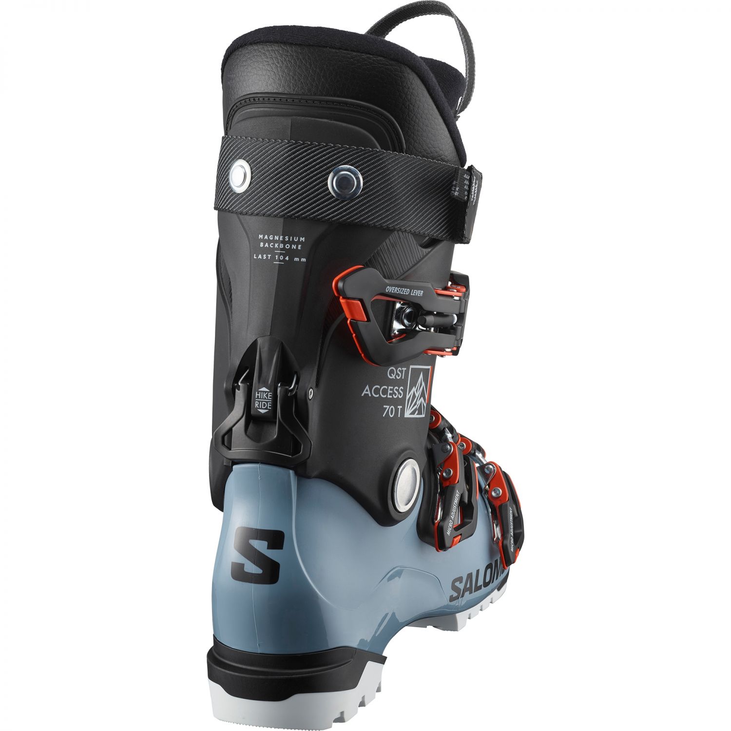 Salomon QST Access 70 T, buty narciarskie, juniorskie, niebieskie/czarne/pomarańczowe