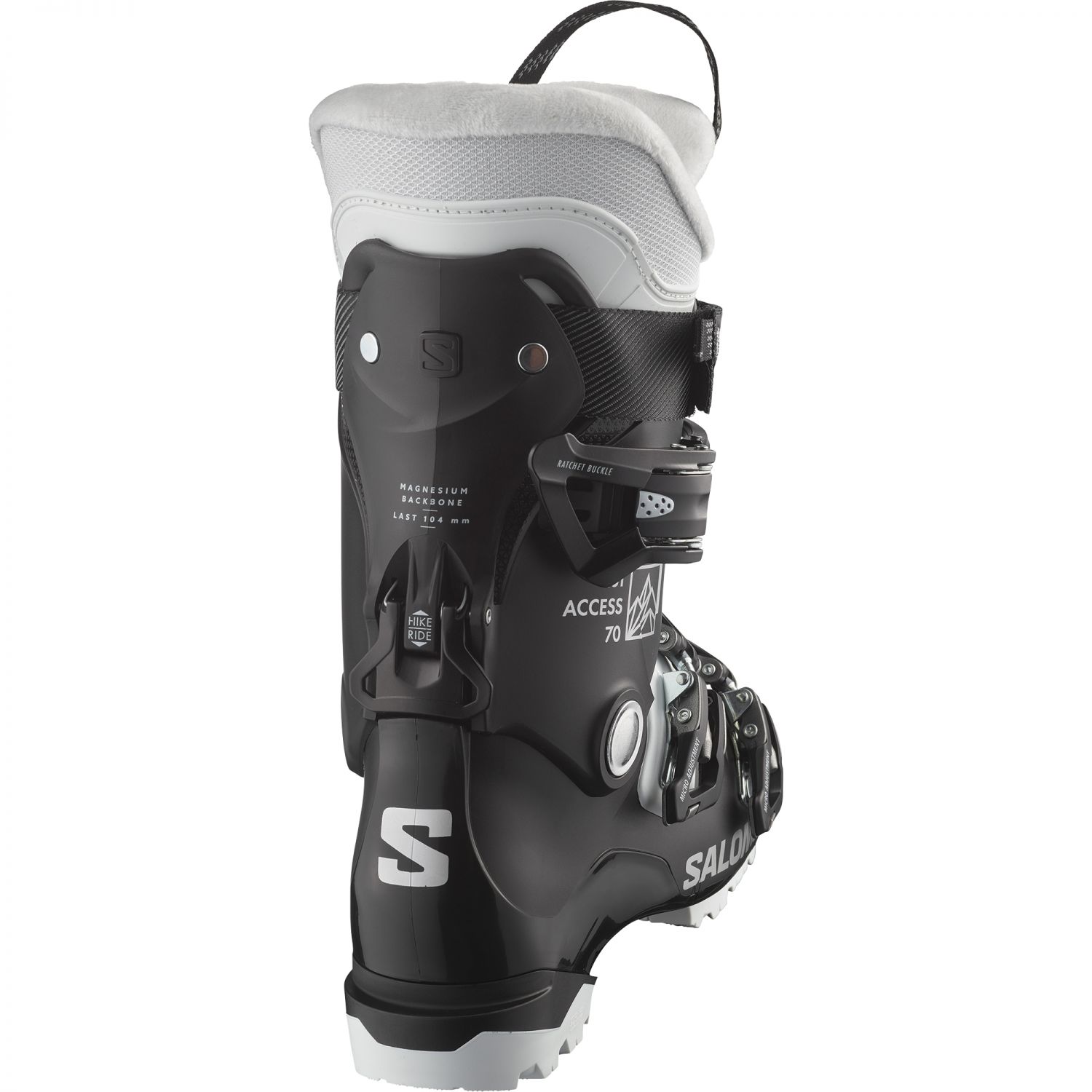 Salomon QST Access 70 W GW, buty narciarskie, damskie, czarno-białe