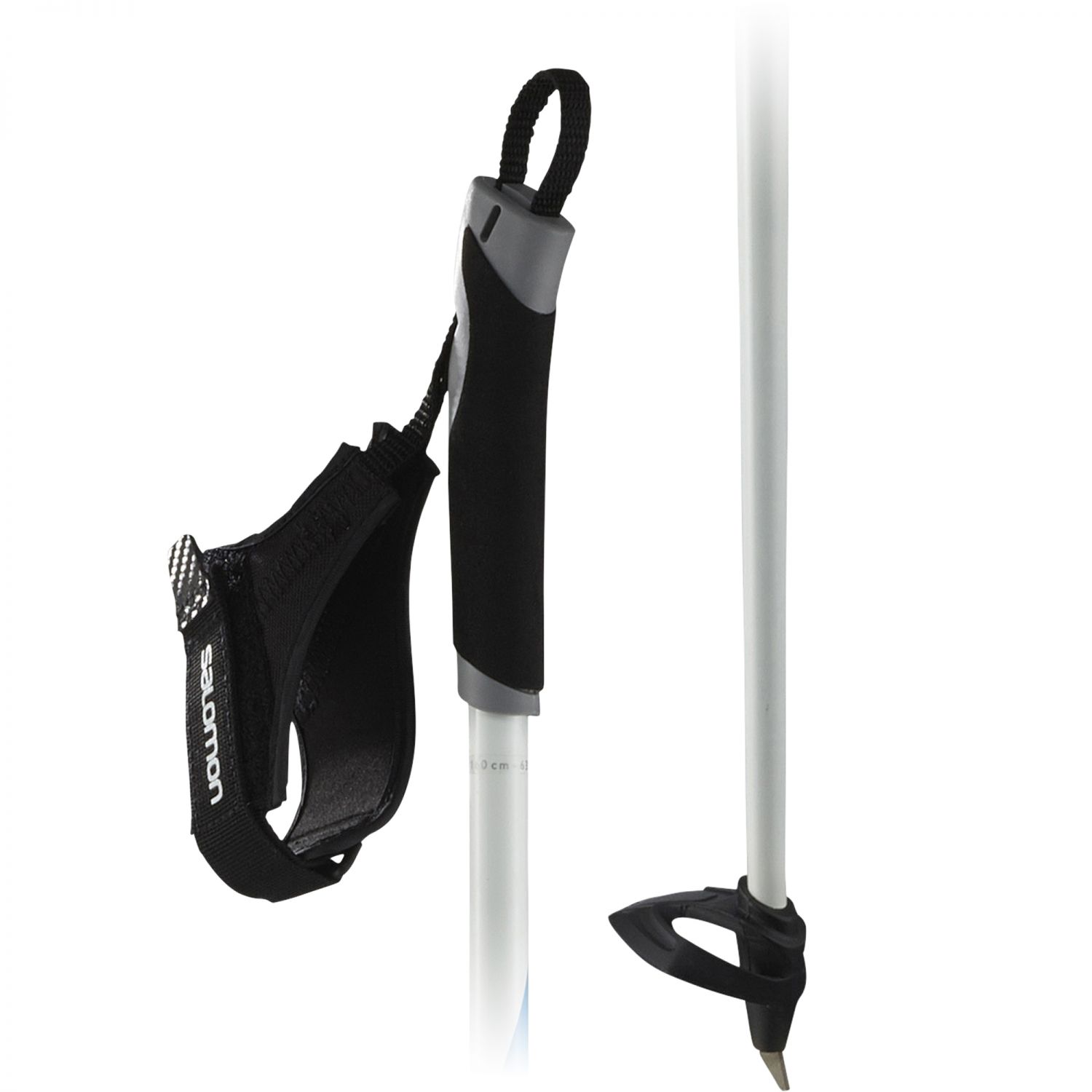 Salomon R 20, ski poles, black