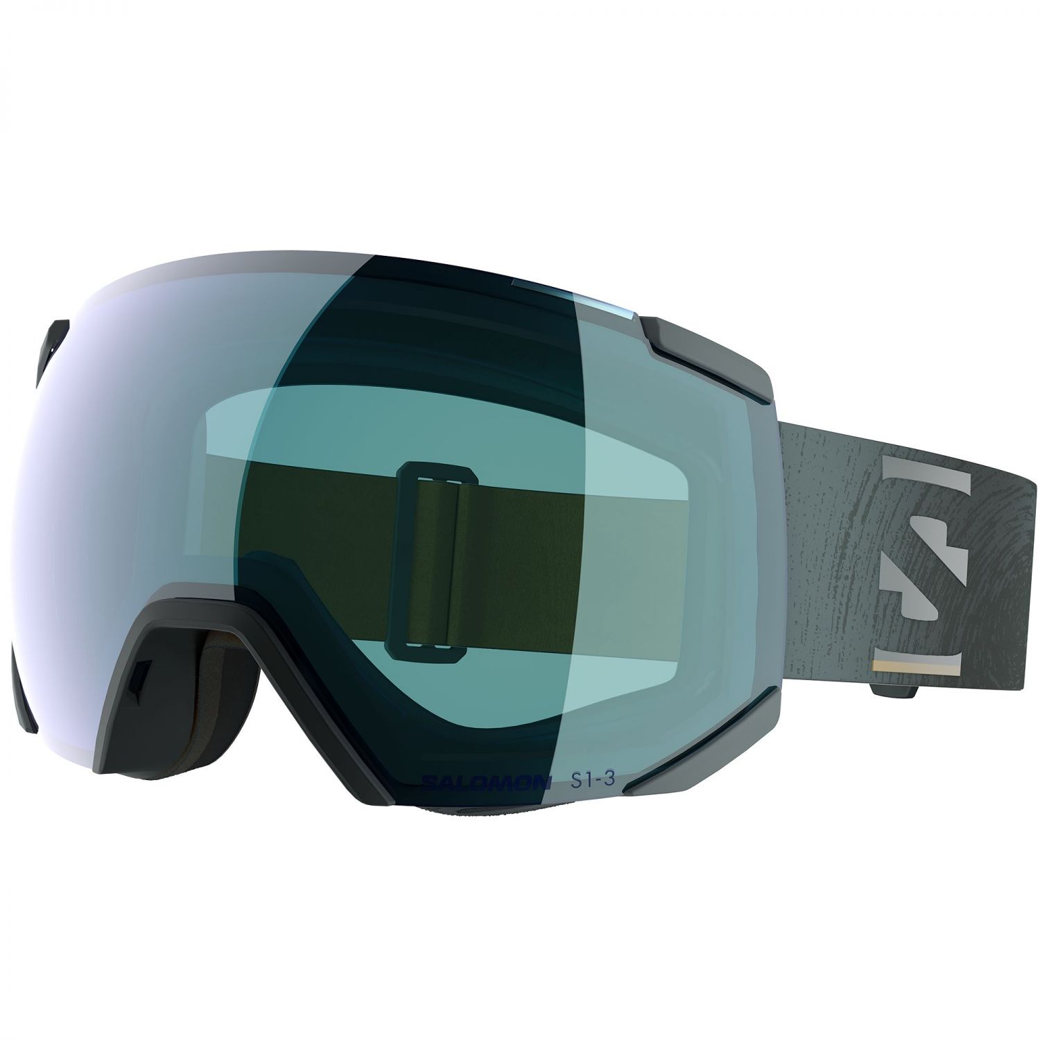 Salomon Radium Photo, masque de ski, vert foncé