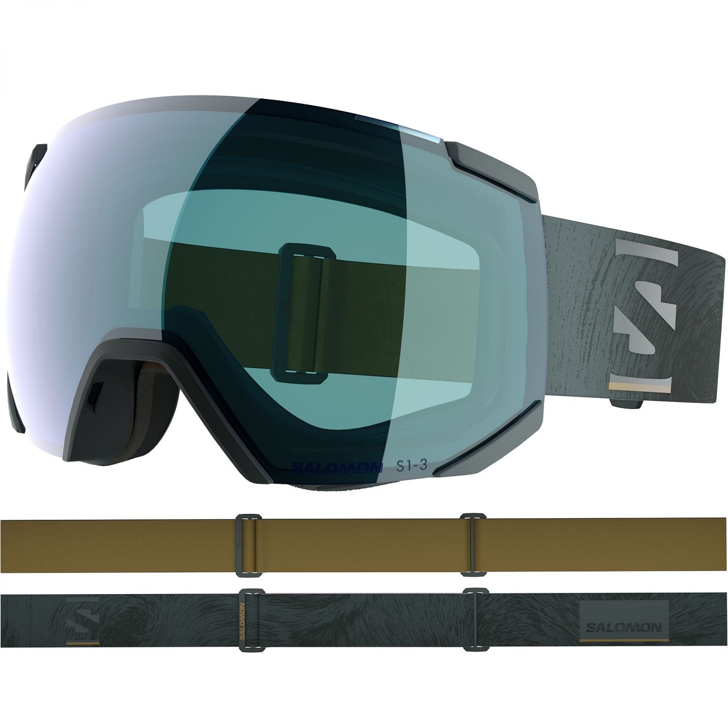 Salomon Radium Photo, skibriller, mørkegrøn