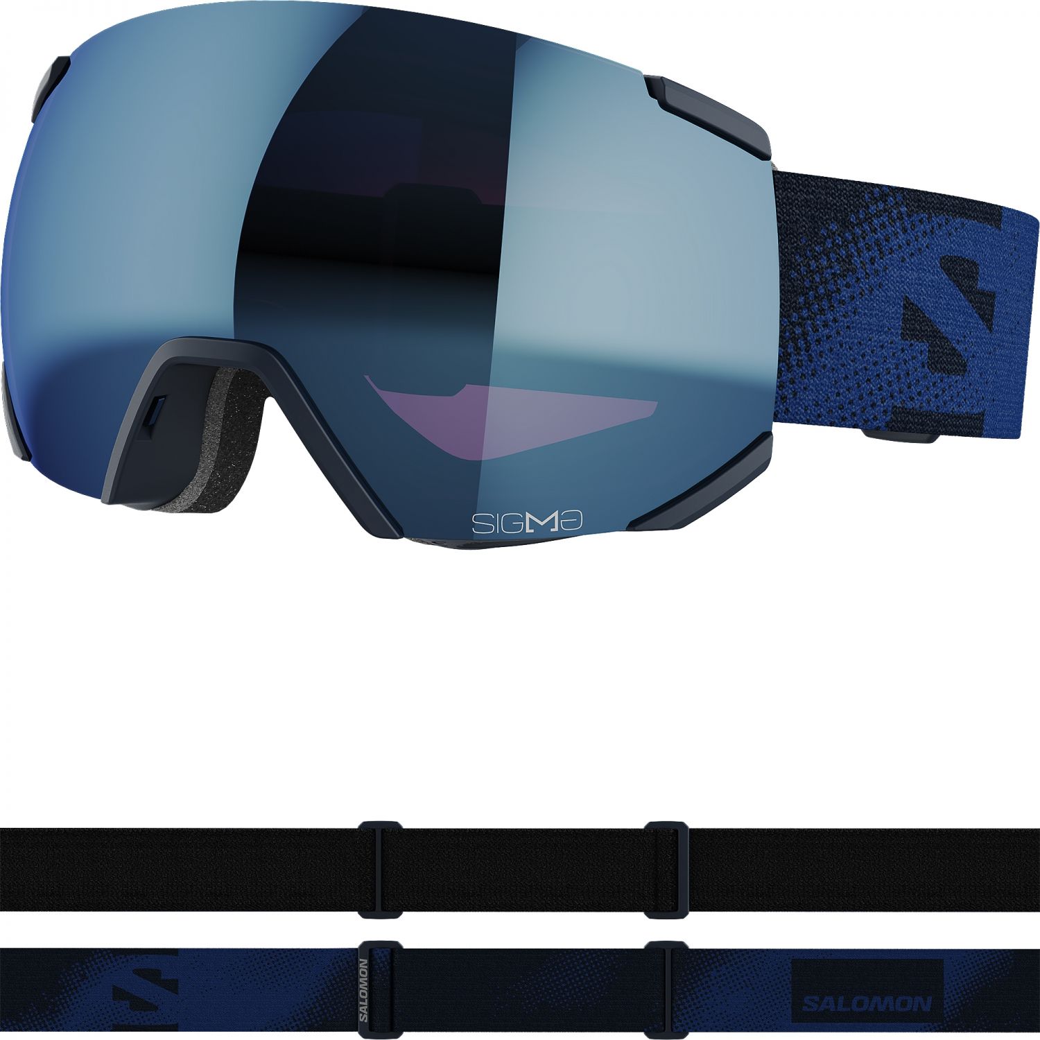 Salomon Radium Sigma, maschere da sci, blu