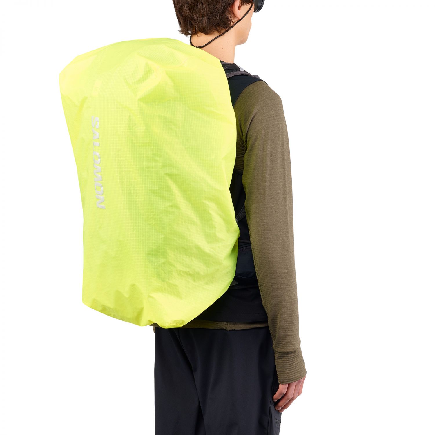 Salomon Rain Cover Medium, regenhoes, geel