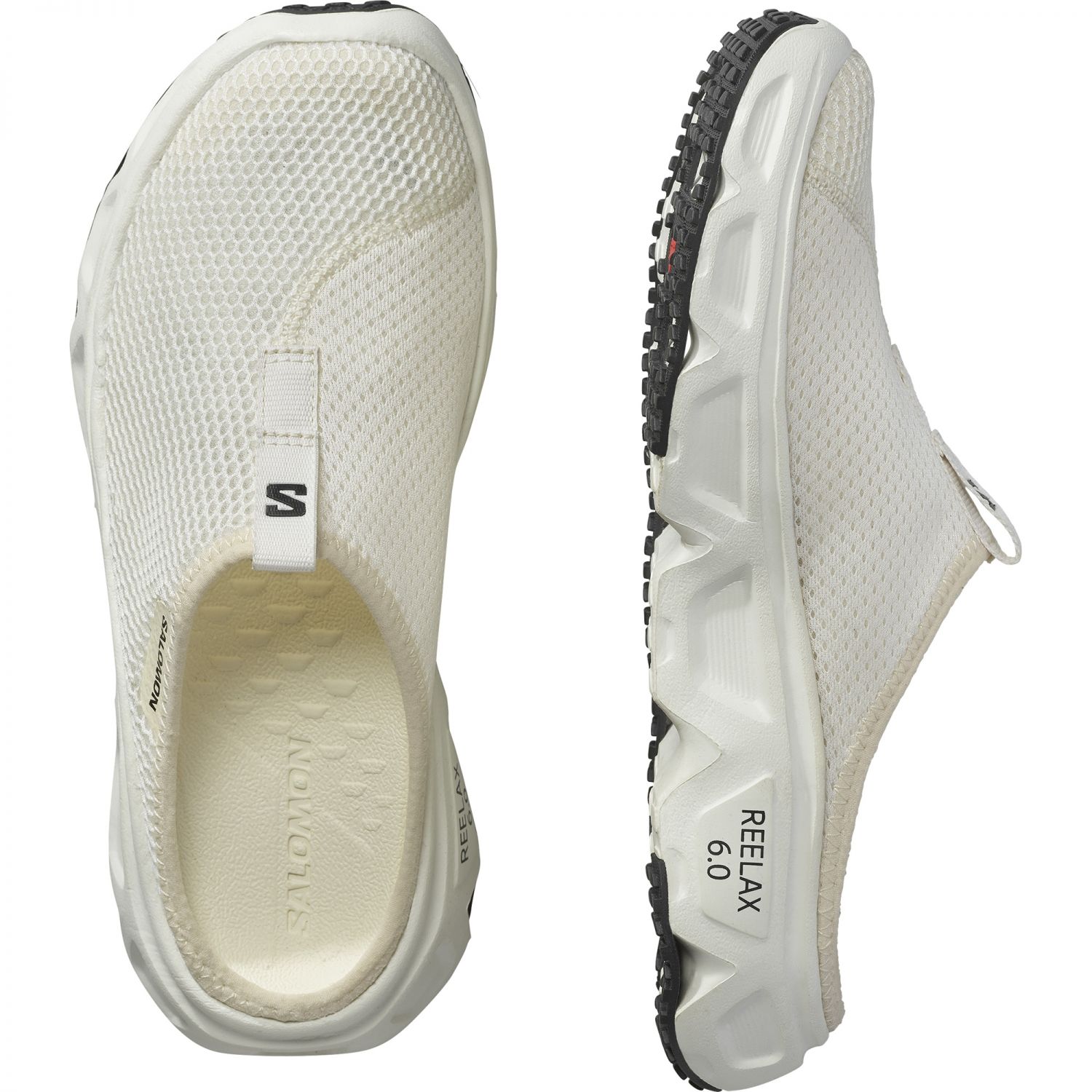 Salomon Reelax Slide 6.0, Fritidssko, Dame, Vanilla Ice/Vanilla Ice/Black