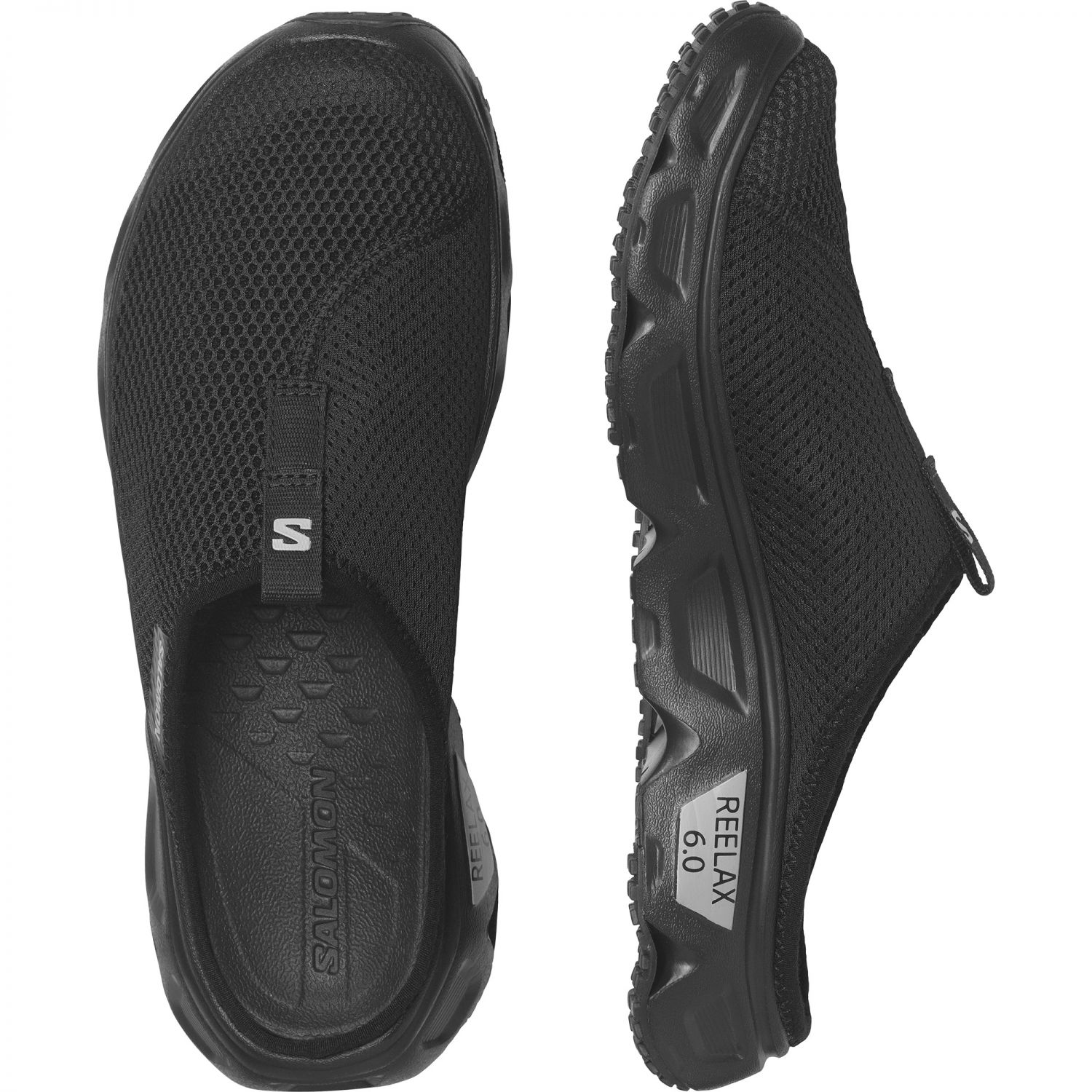 Salomon Reelax Slide 6.0, voľnočasová obuv, pánska, čierna
