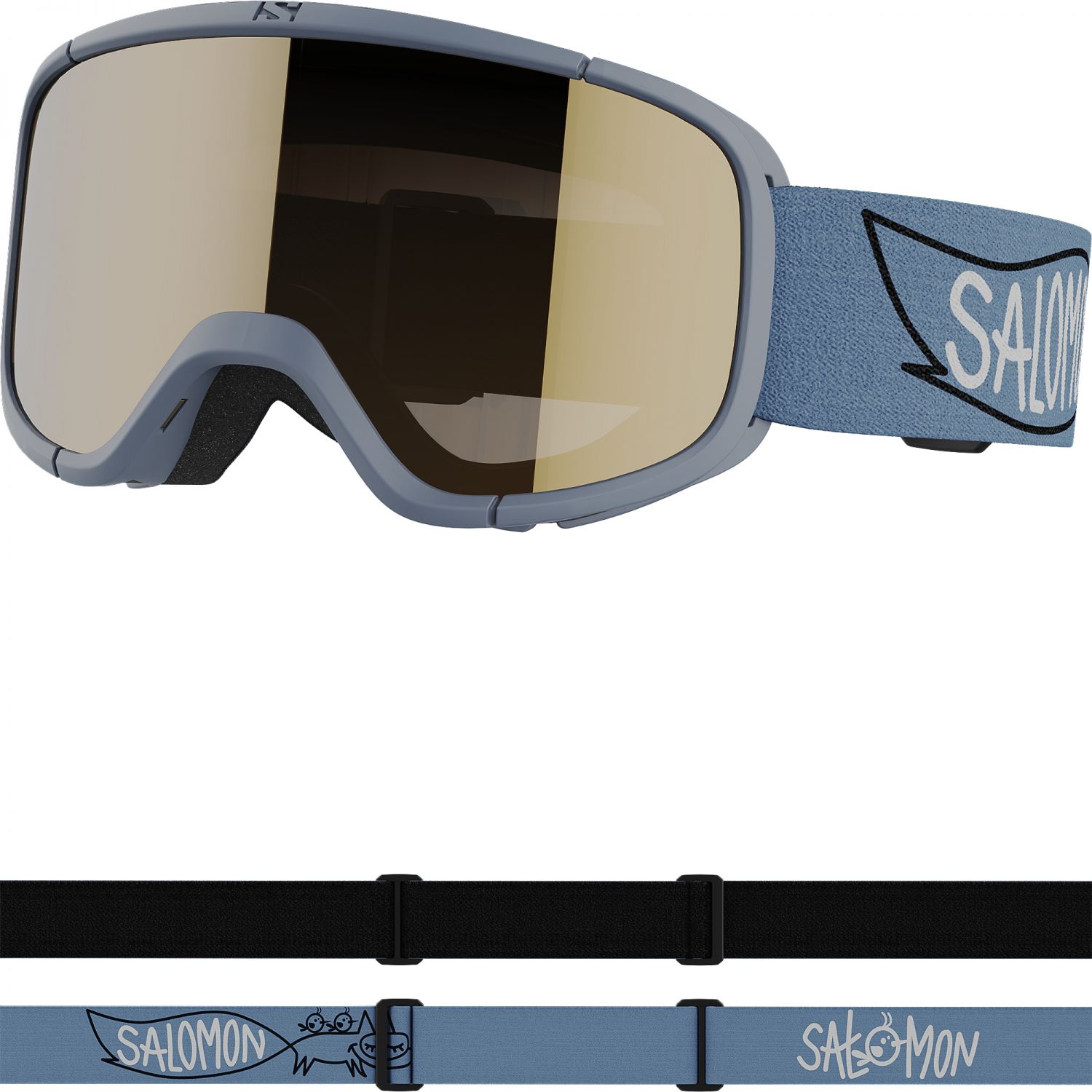 Salomon Rio, gafas de esquí, junior, azul