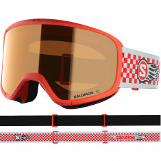 Salomon Rio, maschera da sci, junior, rosso