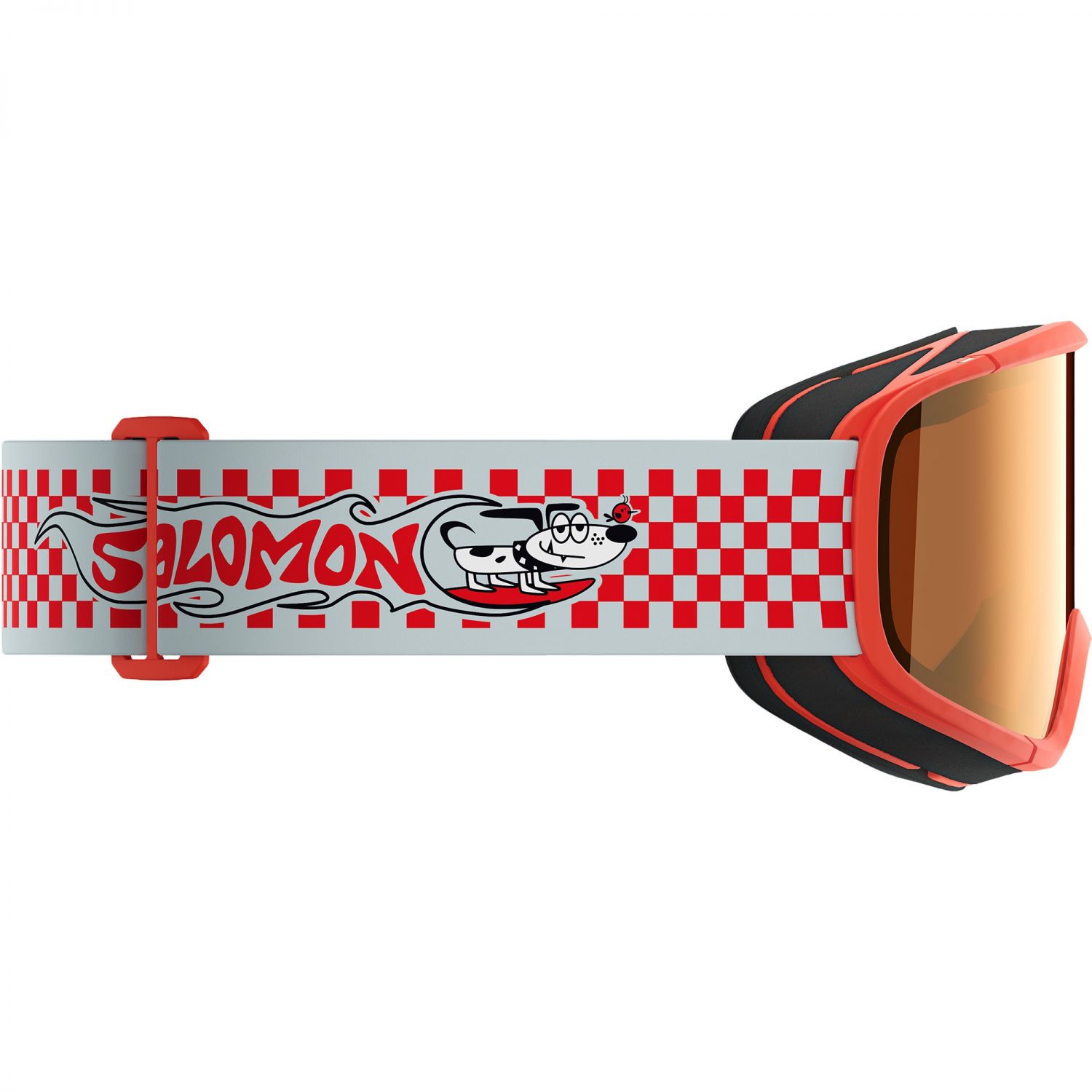 Salomon Rio, óculos de esqui, júnior, vermelho