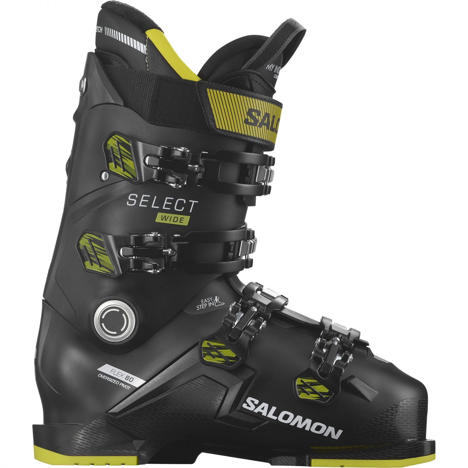 Salomon Select 80 WIDE, buty narciarskie, męskie, czarno-zielono-białe