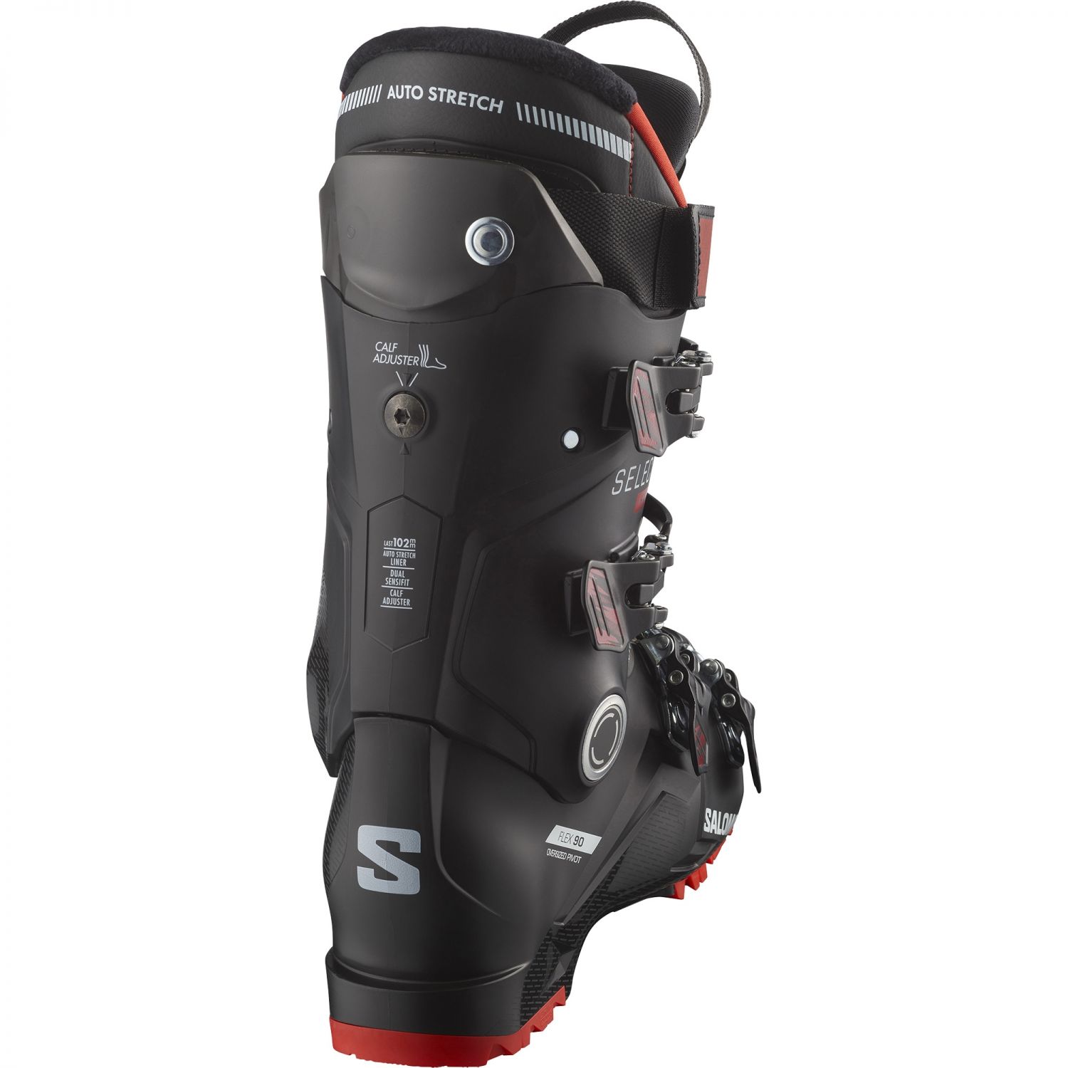 Salomon Select HV 90 GW, laskettelumonot, miesten, musta/punainen