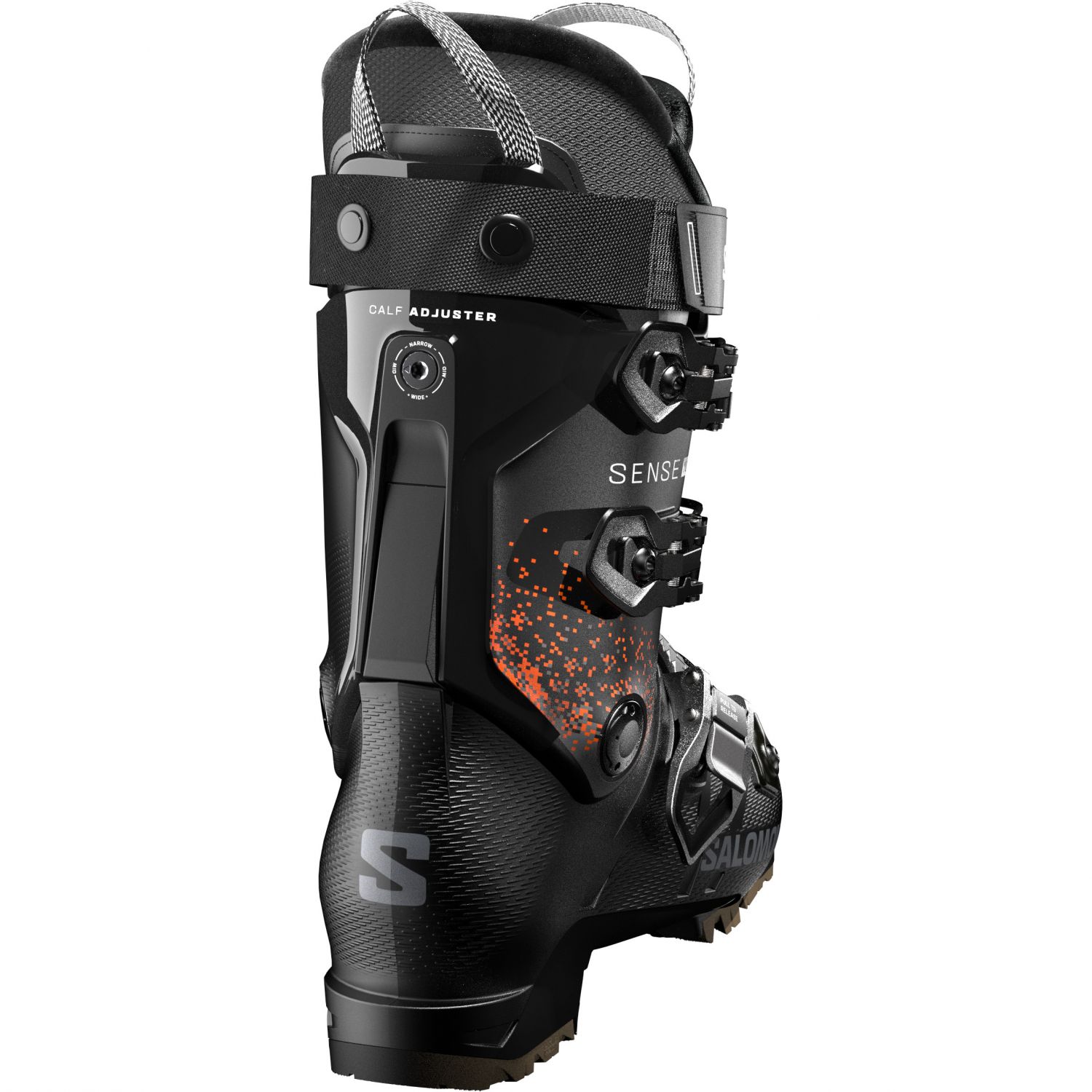 Salomon Sense 100 GW, Skistøvler, Herre, Black/Black/Anthracite